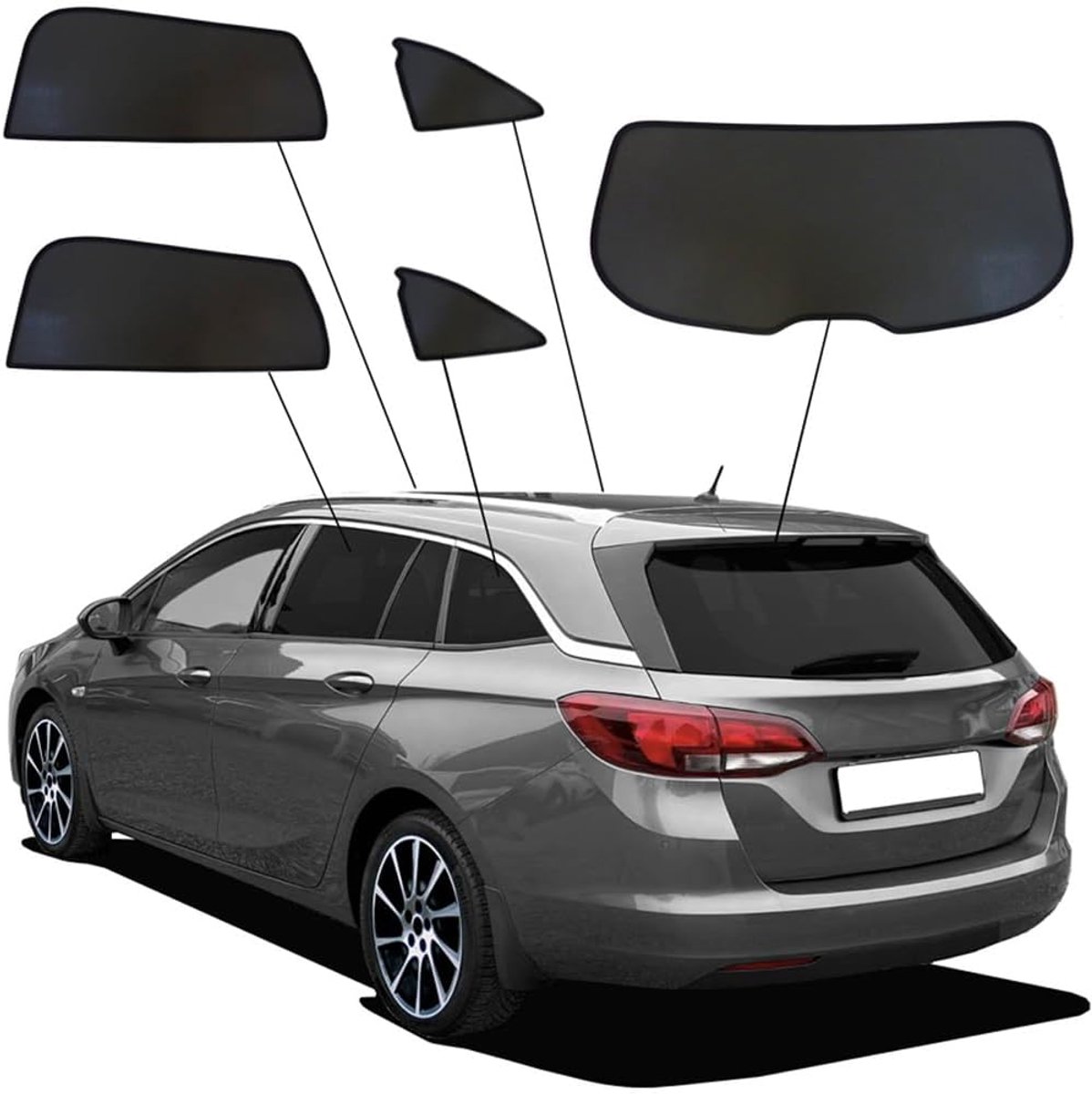 & Zonwering compatibel met Opel Astra K Sportstourer 2016-2021