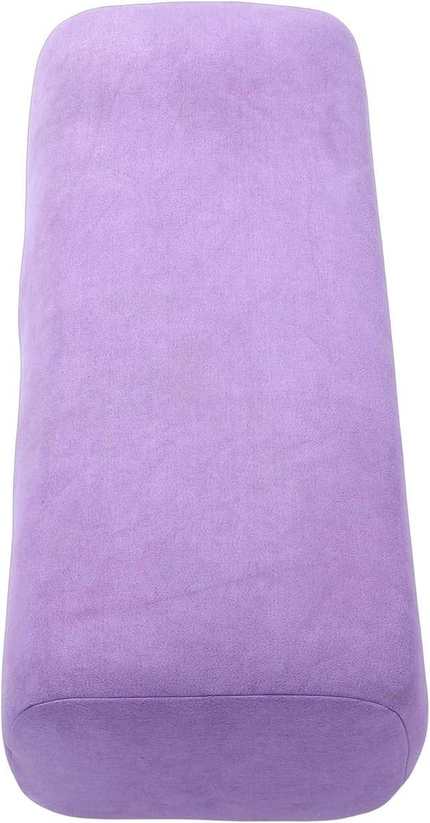 Meditatiekussen - Ondersteunend Kussen - Ontspanning en Yoga - Drievoudige Schuimkern - 65x25x15 cm - Paars — afbeelding 5