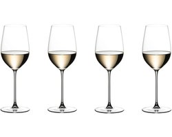 Riedel Wijnglazenset - Witte Wijnglazen - Veritas - Riesling - 400 ml - 4 Stuks