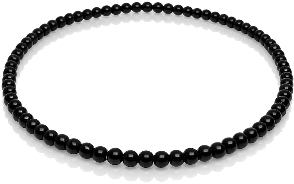 Houten kralen ketting 90cm