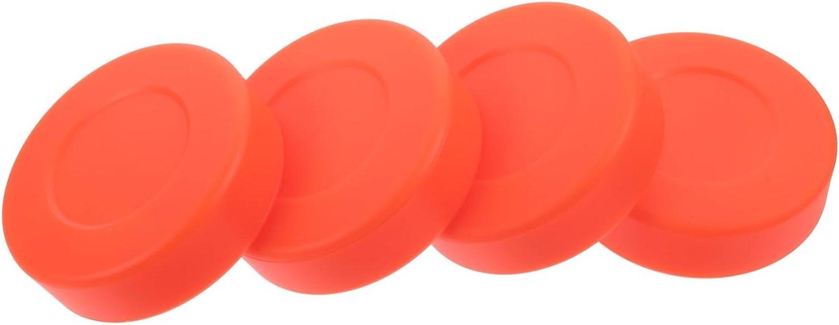 Hockey Pucks - Oefenbenodigdheden Sport - IJshockey Training - Hoge Dichtheid - 7.2X7.2X2CM - Goud
