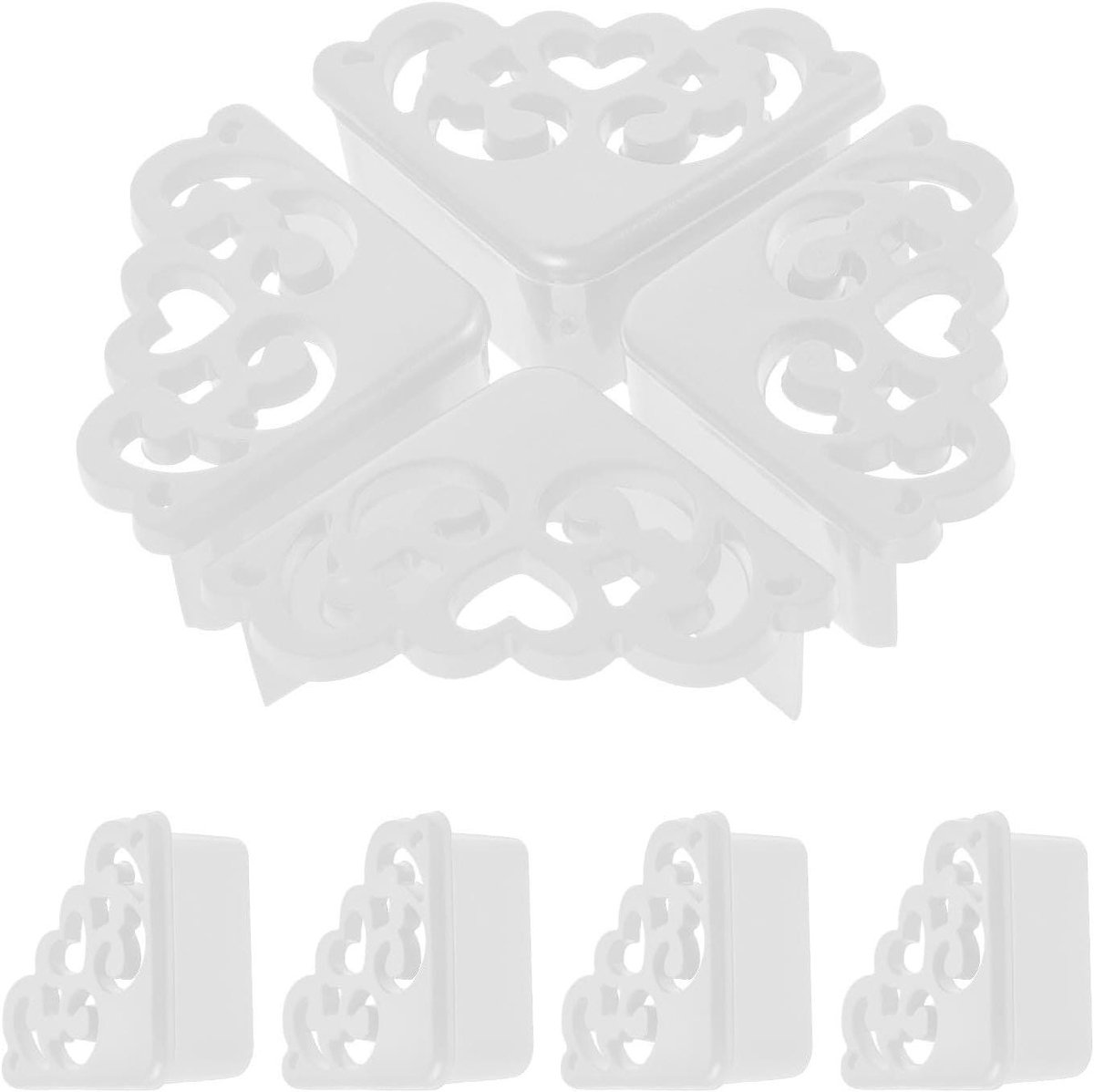 Hoekbeschermers - Stootkussens Randbescherming - Kindveilig Huis - Betere Schokabsorptie - 8 Stuks - Wit