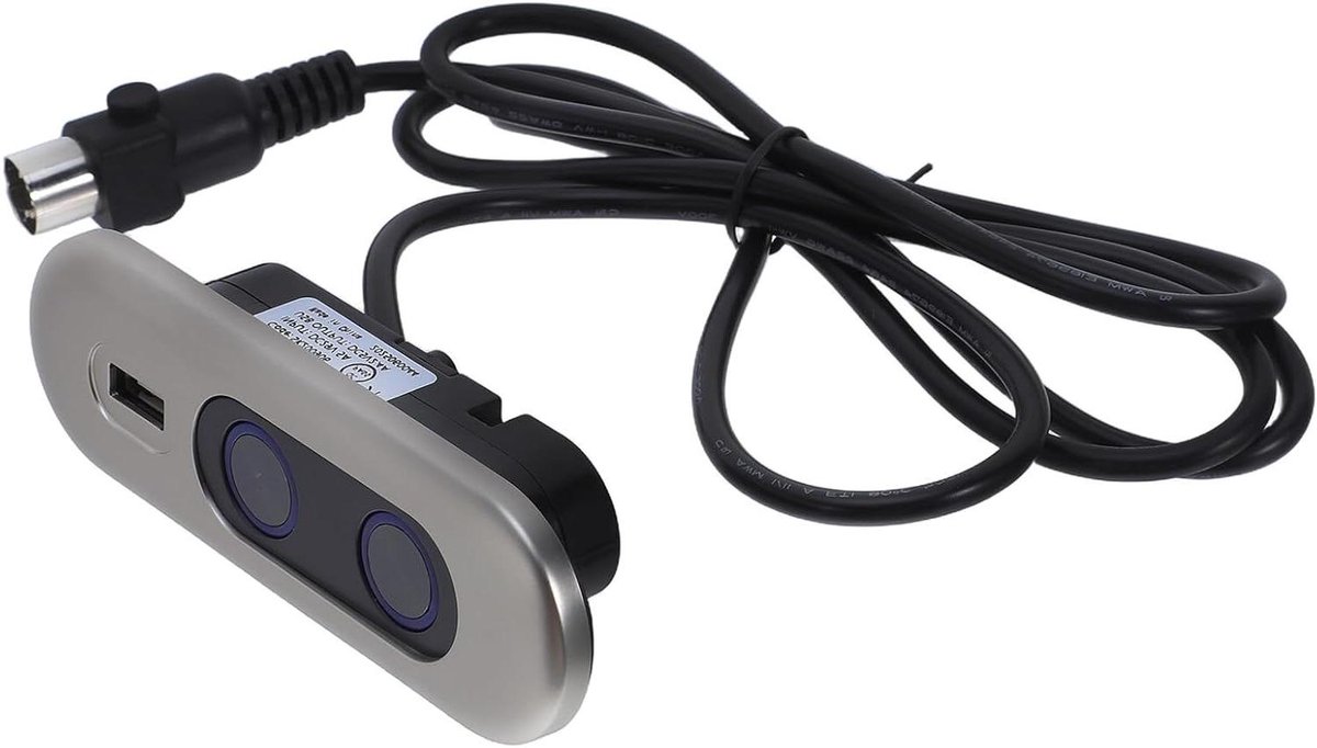 Relaxfauteuil Controller - Stoel Bediening - Stoel Verstellen - Geïntegreerde USB-poort - 12 x 3.8 x 2.7 cm - Zilver