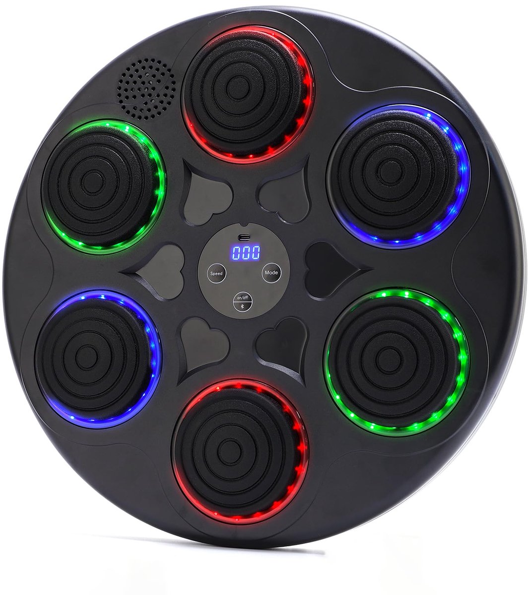 SnelShoppen - Muziekboksmachine voor Volwassenen, Wandgemonteerde Boksmachine met Muziek, LED-Display, 9 Snelheden, Bluetooth, Elektronische Boksdoel,
