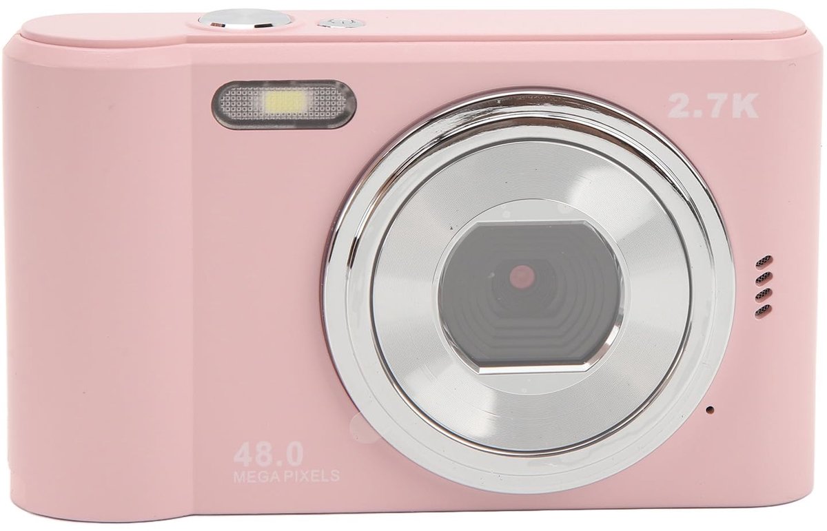 SnelShoppen - Digitale Camera voor Studenten, 1080P HD 44MP Autofocus Vloggen Fotocamera met 16x Digitale Zoom, Compacte Oplaadbare Camera met 2,4-inc