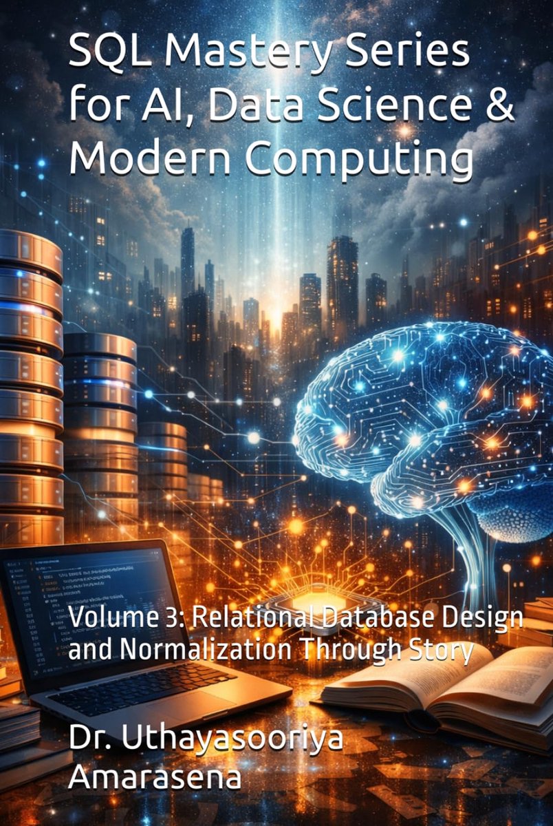 Mastery Series for AI, Data Science & Modern Computing: Volume 3: Relational Database Design and Normalization Through Story