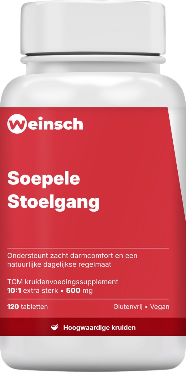 Weinsch Soepele Stoelgang (Ma Zi Ren Pian) | 10:1 extra sterk | 500mg | 120 tabletten