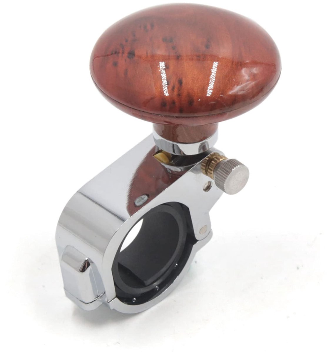 sourcingmap Mahonie Toon Auto Stuurwiel Spinner Knop Hulpversterker Bal