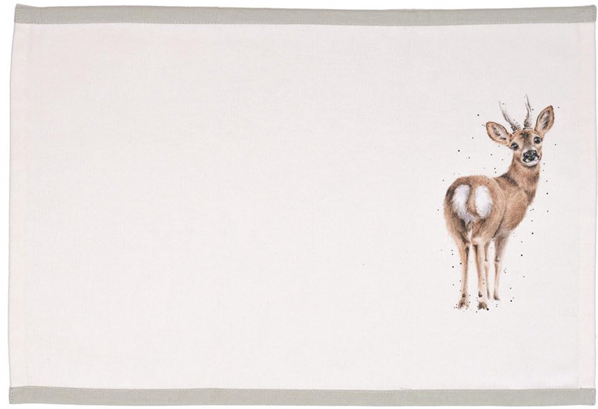 Designs - Woodlanders Set van vier Woodland Animal Fabric Placemats