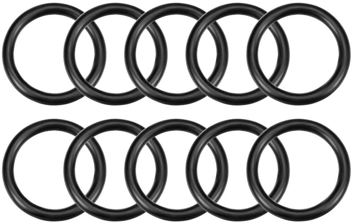 Dailygoods - TOP-VIGOR 10St Nitrilrubber O-Ringen, 37mm Buitendiameter 29mm Binnendiameter 4mm Breedte Metrische Afdichtingsring, Rubberen Ringen O-Ringen Afstandhouders for Kraan Loodgieterswerk Auto Reparatie