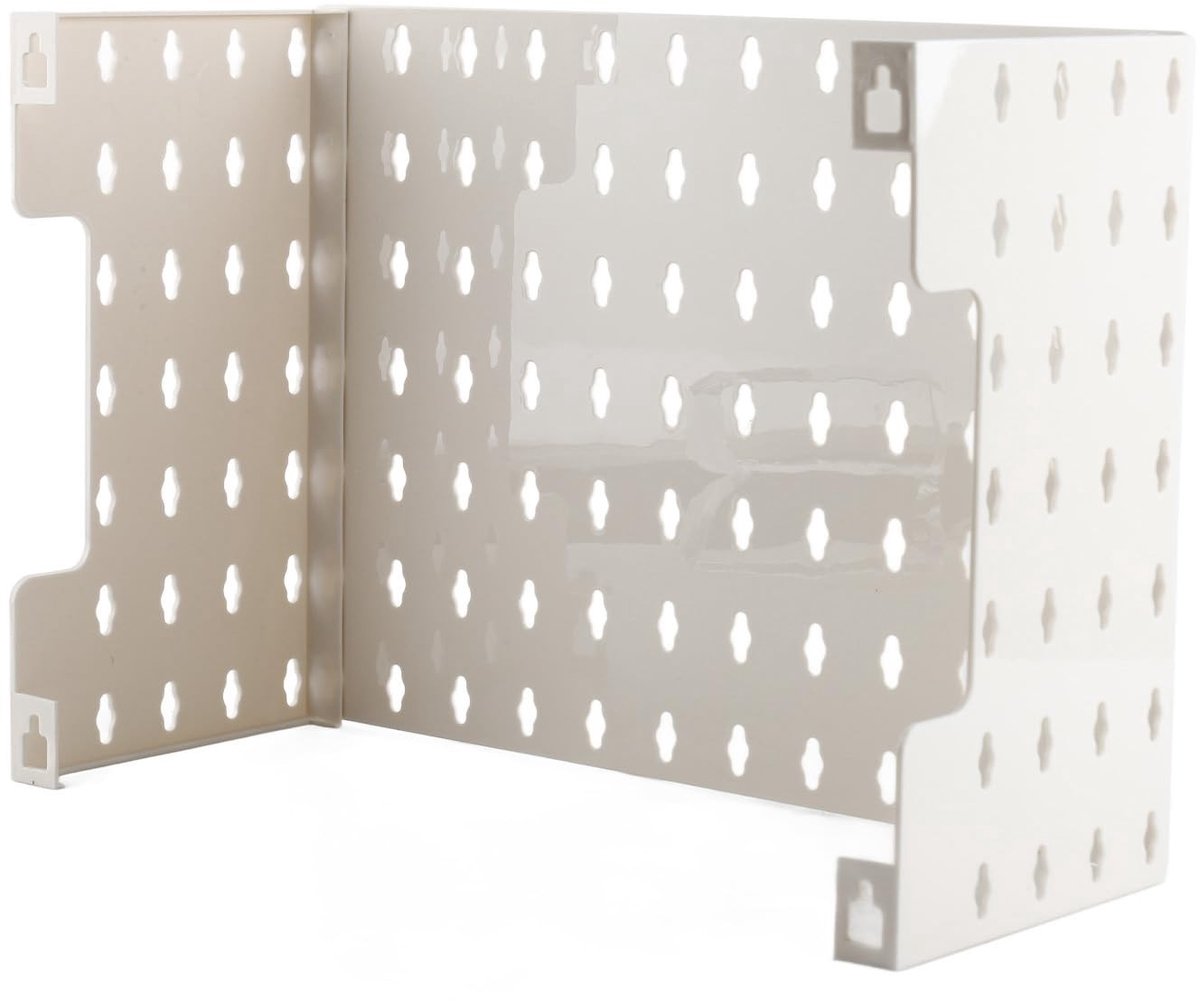 Dailygoods- Opbergrek Stevig - Wandmontage - Keuken - 4 Haken - Sterke Draagkracht - Geen Wandschade - Wandrek