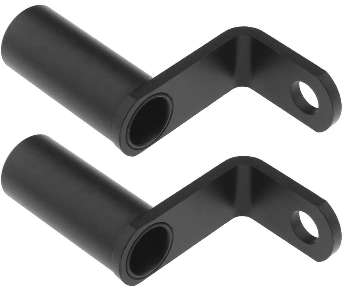 Dailygoods- Achteruitkijkspiegel Verlengingsbeugel Set - 2 Stuks - Aluminium - Voor 10 mm Spiegels - Lichtgewicht - Universele Compatibiliteit - Spiegelverlenging