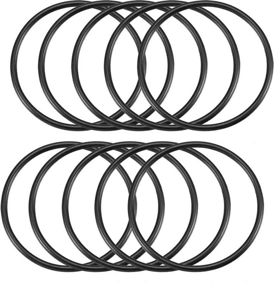 sourcing map 62mm x 3,1mm afdichting olie filter polyurethaan O ringen ringen ringen 10 stuks DE