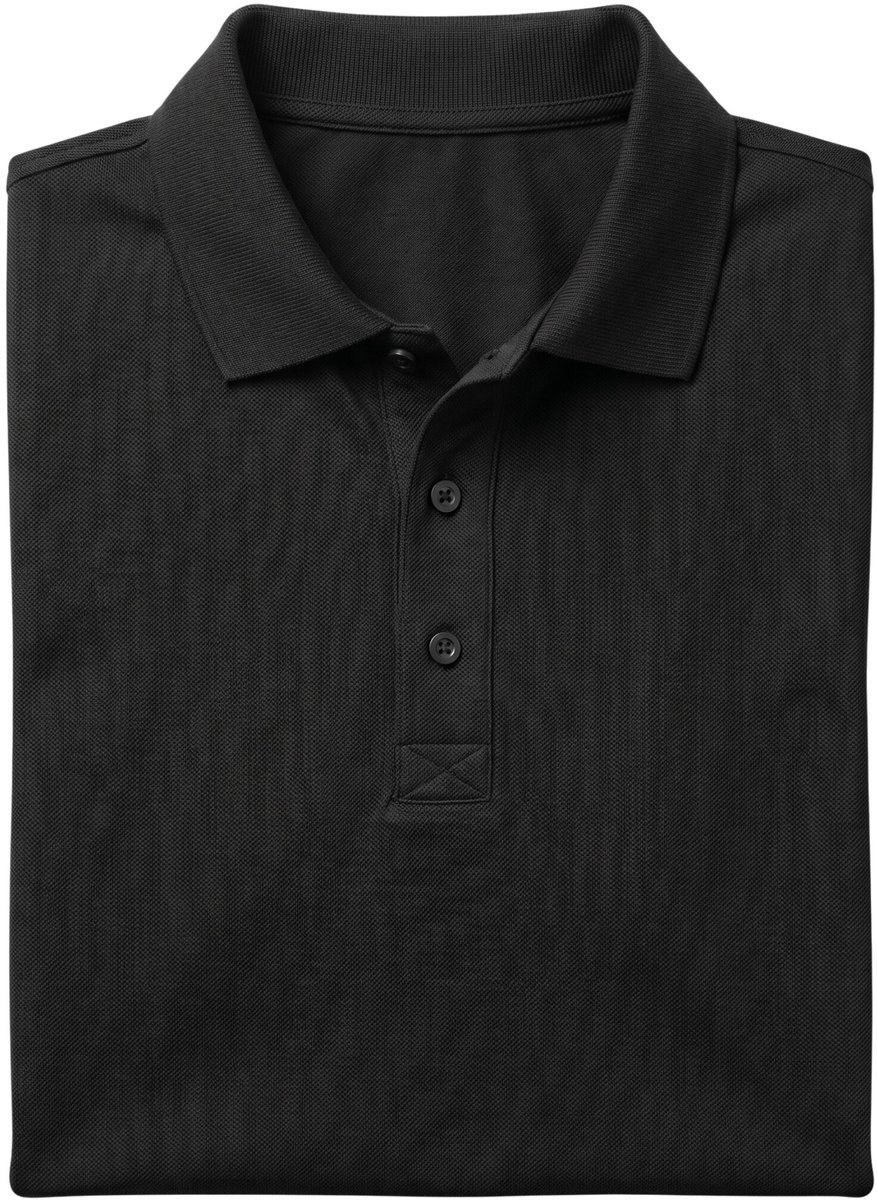 Heren Poloshirts Korte Mouw - Polo Shirt Heren - GB150-1 - Zwart - Maat L