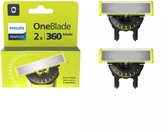 Philips OneBlade 360 - Vervangmesjes - 2 stuks - QP420/50