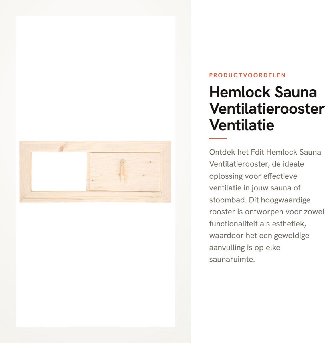 Dailygoods- Ventilatierooster Hoogwaardig - Ventilatie - Sauna - Slijtvast - Instelbaar - Eenvoudige Installatie - Saunaventilatie