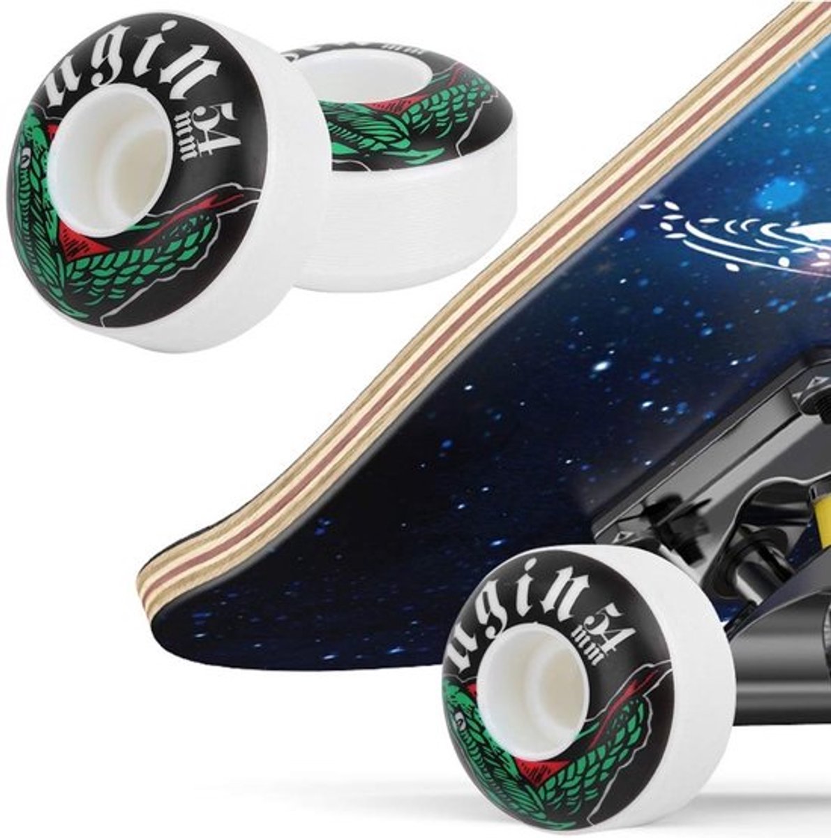 Golden crown PU-Straatwielen Skateboardwielen Hoogwaardige