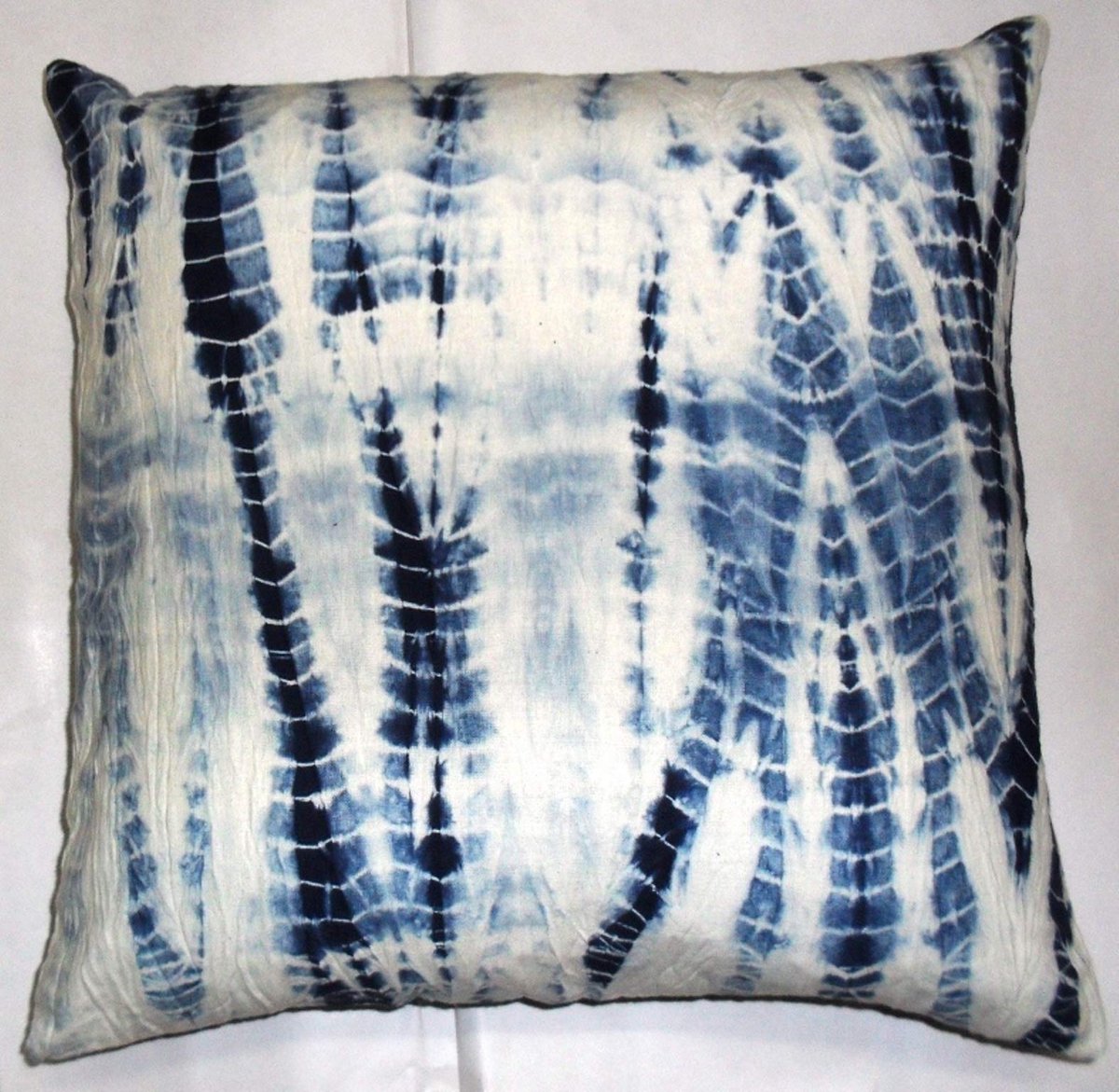 Kleurendruk, decoratieve katoenen worp, Shibori Sofa kussenslopen, Tie Dye Shibori Kussenhoezen, Boheemse kussenshams Outdoor Kussenhoes 16x16 (5)