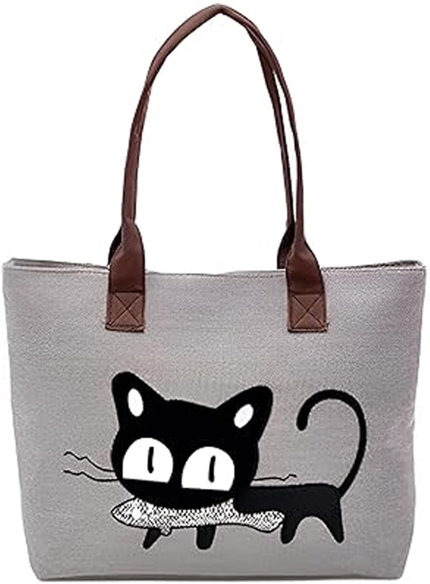 Dailygoods - Dames Schoudertas, Multifunctionele Canvas Tote voor Shopping en Reizen