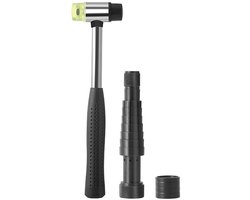 Dailygoods- Ringspanner Professionele Ringvergroter - Ring Expander - Trouwring Maatmeter - Juweliers Gereedschap - Inclusief Rubberen Hamer - Eenvoudig in Gebruik