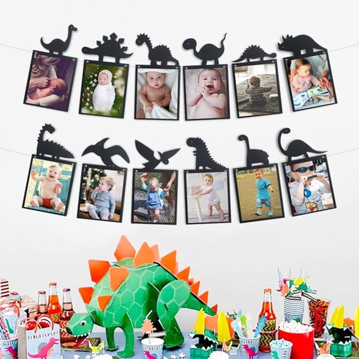Aladdien - Dinosaurus Party - Happy Birthday - Feestdecoraties