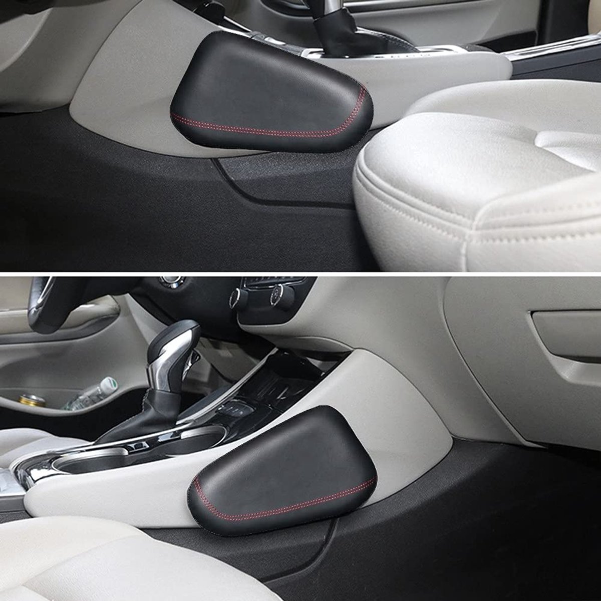 Kniekussen, PU Lederen Dijbeen Ondersteuning Kussen Knie Pad Auto Accessoires Driver Side Zachte Pad voor Kniepijn Relief