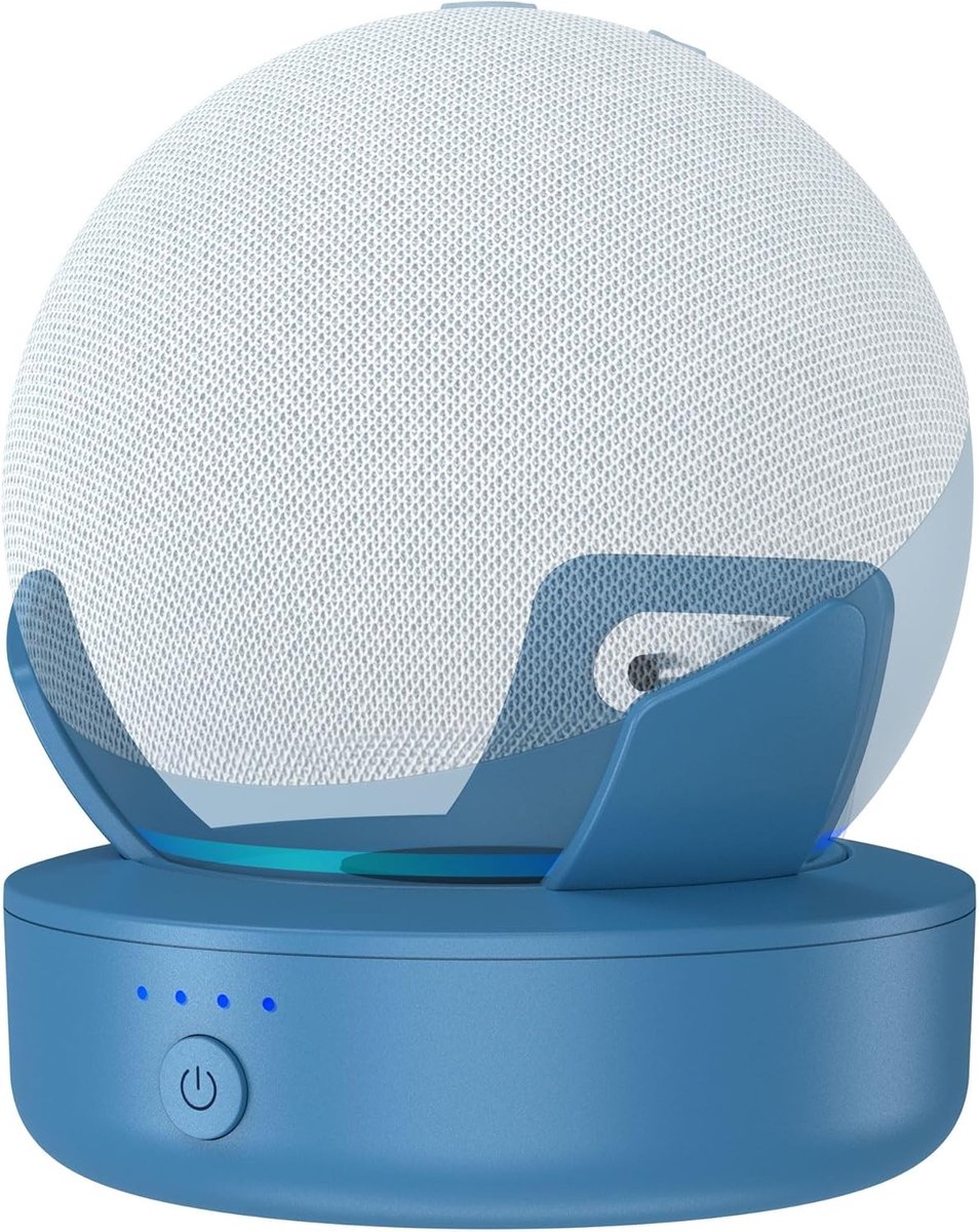 Draagbaar draadloos oplaadstation met 10.000 mAh batterij voor Dot 4e en 5e generatie, tot 16 uur speeltijd, ideaal voor thuis en onderweg