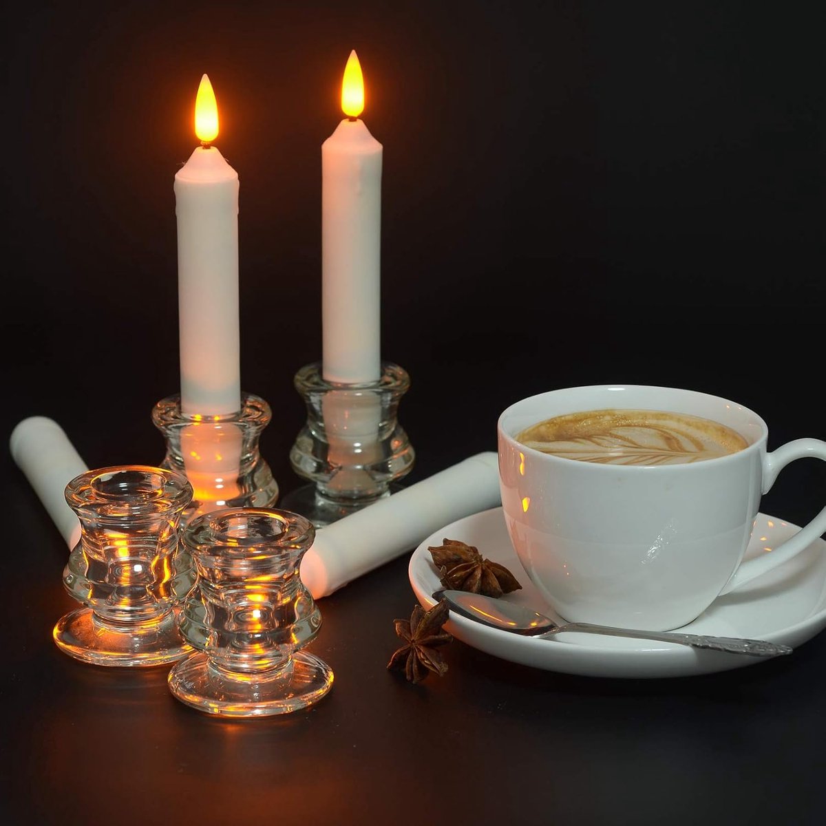 Kandelaars Houders, PChero Verpakking van 12 Kegelvormige Kaarsen Stand Kandelaar Houders voor Woonkamer Tafel Feest Halloween Kerst Decoraties