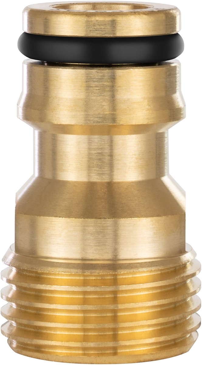 Wateradapter met 1/2 inch Buitendraad en Koppeling voor Tuinslang (compatibel met Gardena)