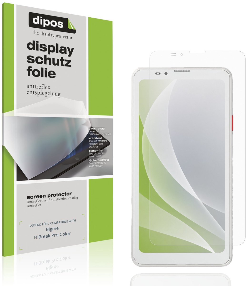 dipos – 4x Matte Beschermfolie geschikt voor Bigme HiBreak Pro Color | Krasbestendige & antireflecterende Screenprotector Ultra-Thin