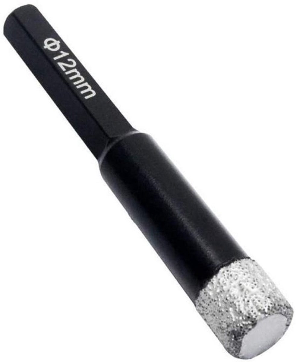 Diamant Gat Snijder - Boor voor Tegels - Hoogwaardige Prestaties - 6mm 8mm 12mm 14mm - Geschikt voor Glas en Keramiek - Perfect voor Doe-...