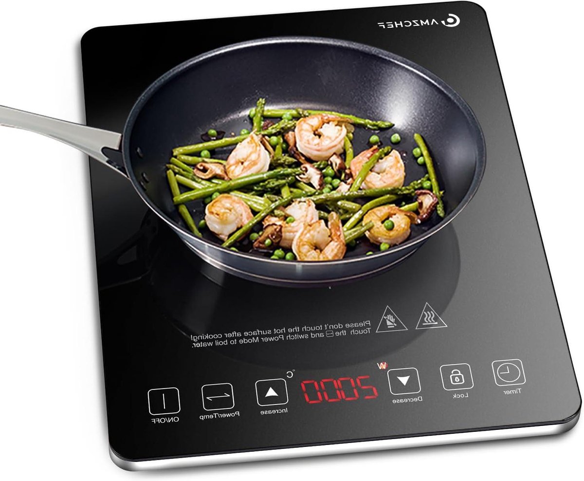 Inductiekookplaat - Kookplaat - Snel Koken - 20 Temperatuurstanden - Ultradun - Zwart Zilver