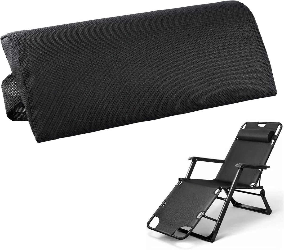 SnelShoppen - Sun Lounger Kussen, Stoel Kussen, Recliner Kussens, Nek Kussen met Elastische Band, Accessoires voor Strandstoelen, Tuinstoelen, Loungeb