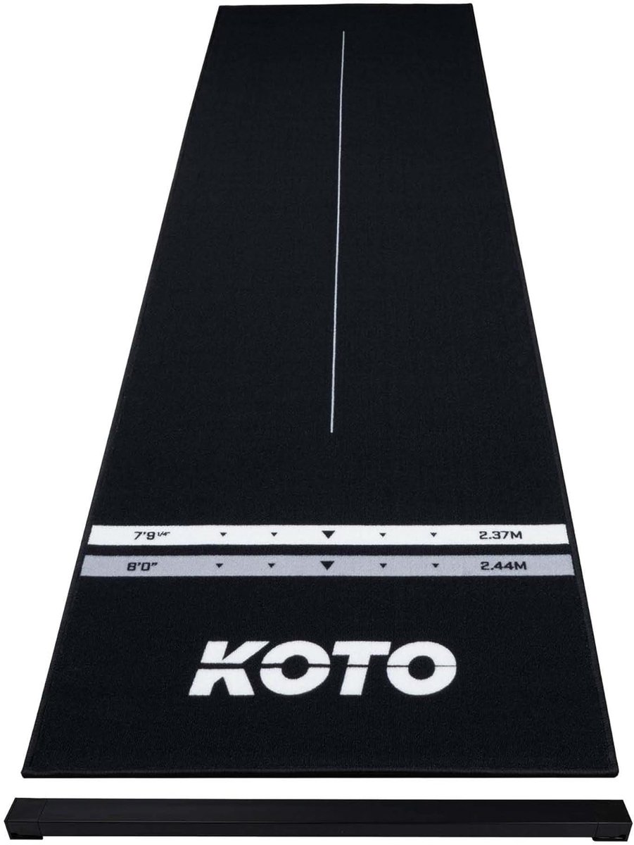 SnelShoppen - Oche Carpet Dartmat 285x80cm - 4 Werplijnen - EVA - Perfect voor Feest, Camping, Thuisgebruik - Ideaal voor Kinderen en Volwassenen