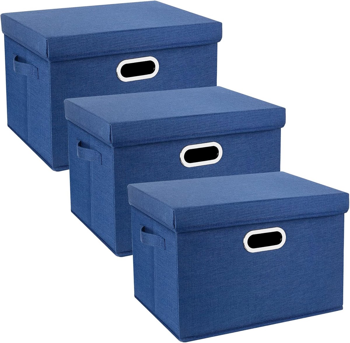 Opbergdoos groot 44x30x29cm - Vouwbaar - Wasbaar - Ideaal voor het opbergen van spullen - ShopVlot
