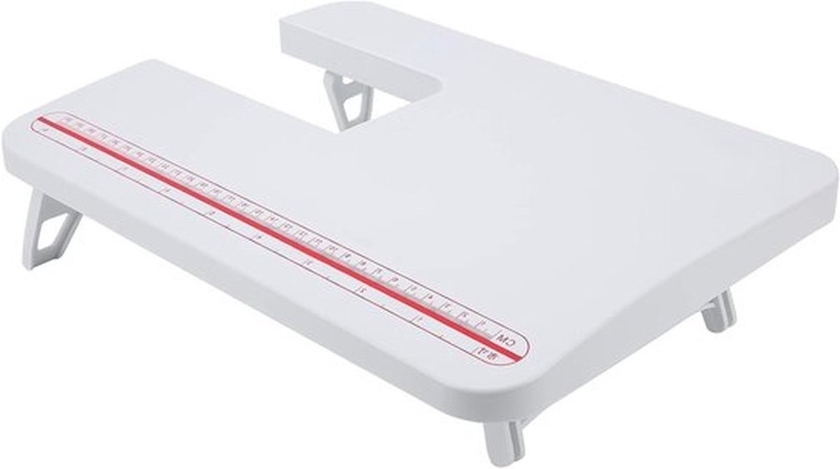 Verlengingstafel voor Naaimachines - Geschikt voor Singer 8280 en 1507 - Mini Uitbreiding voor Huishoudelijke Naaiprojecten, Plastic Tafel voor Meer Werkruimte