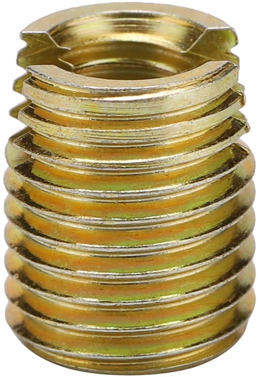 Schroefdraadinzet en Reparatie Accessoires - 20 stuks M10 x 1,5 Schroefdraadinzetstukken van 302 Koolstofstaal - Binnendiameter M14 x 1,5, Buitendiameter 18 mm