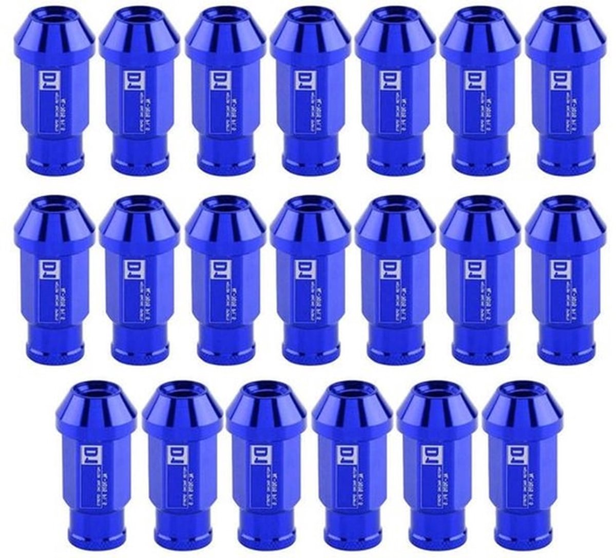 Autobandschroeven set van 20 stuks - Beveiliging voor racing wielmoeren - M12 X 1,5 / M12 X 1,25 - Anti-diefstal bevestigingssysteem