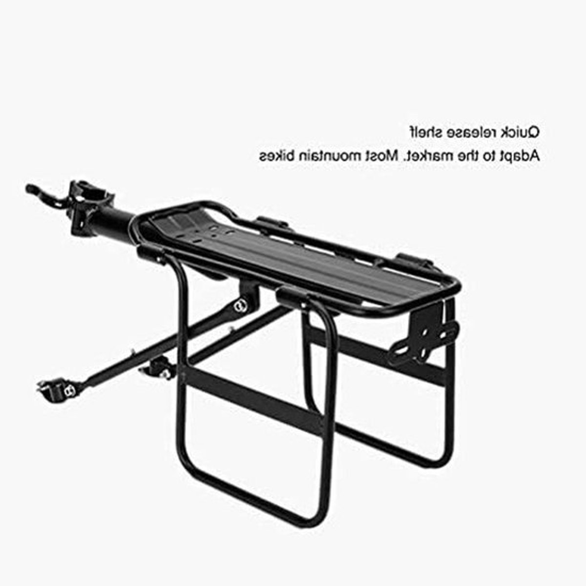 Robuuste Pannier Drager voor Mountainbike, Verstelbaar en Lichtgewicht Aluminium tot 90 kg, Ideaal voor Fietstochten en Avonturen