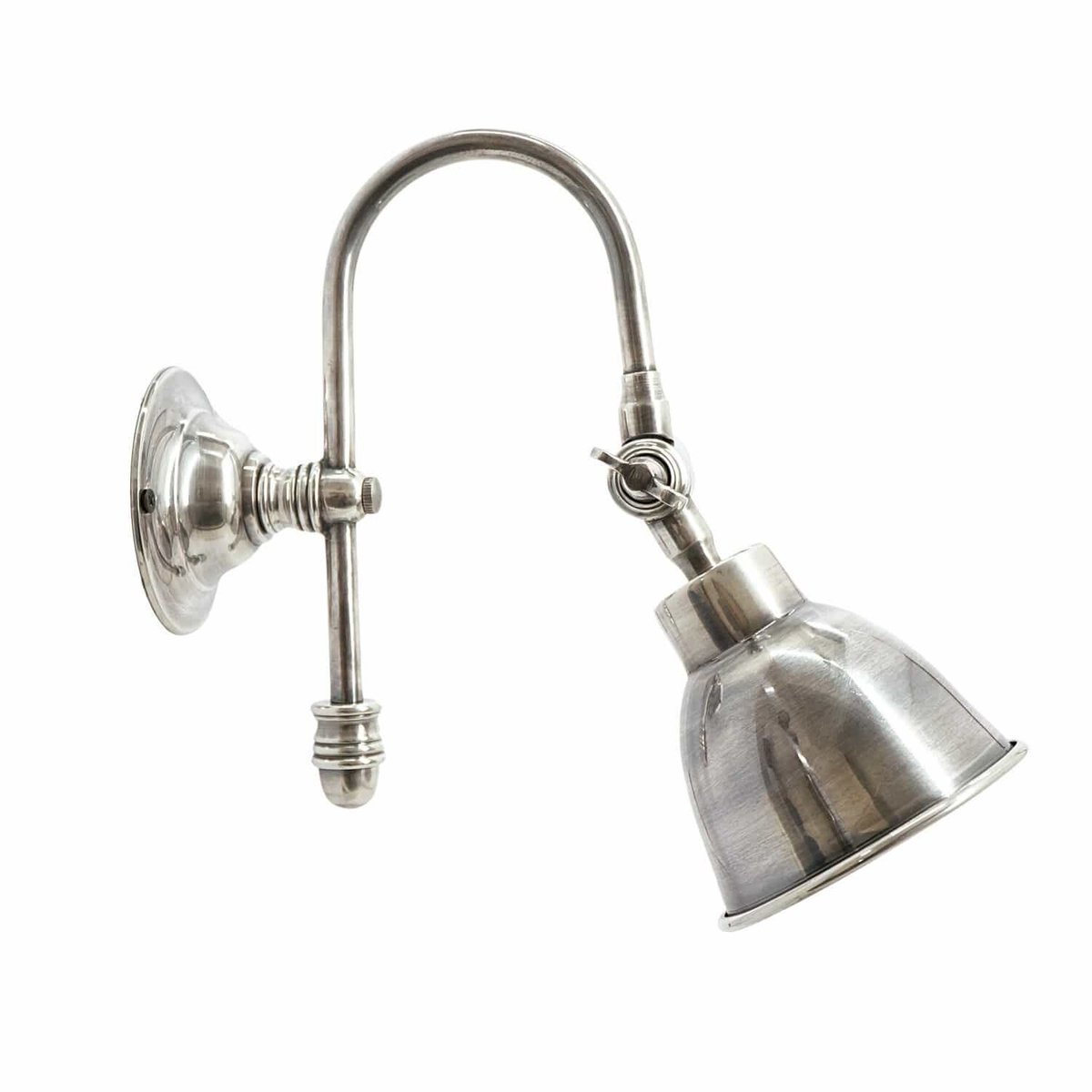 LOBERON Wandlamp Gemma antiekzilverkleurig