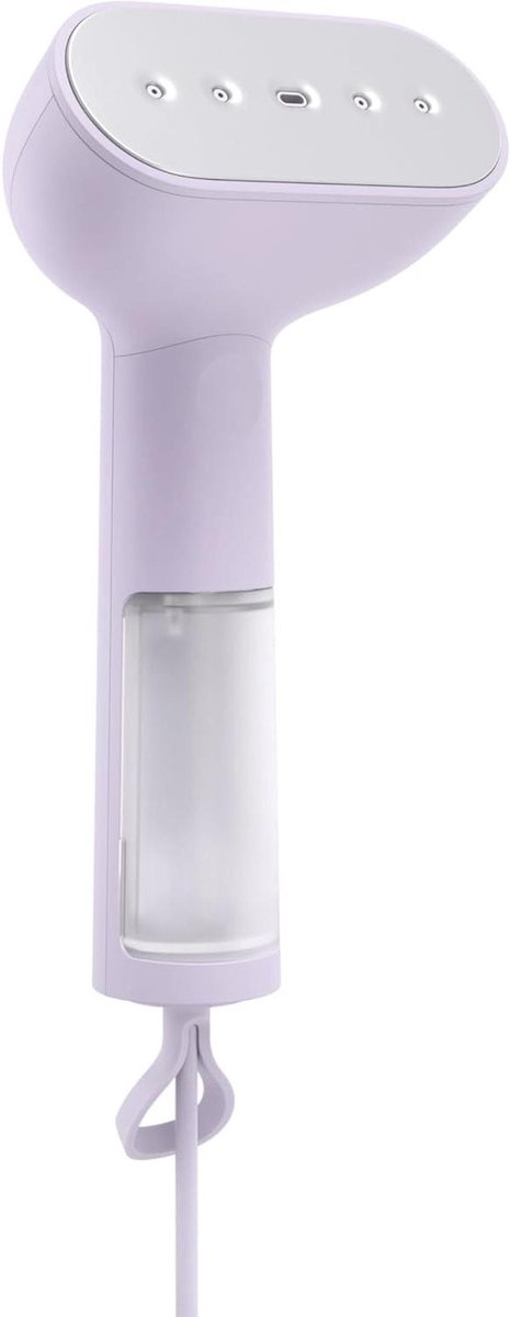 Handstomer Kleding - Verticale Stomer - Snel Kreukels Verwijderen - Klaar in 20 seconden - 85 ml reservoir - Paars