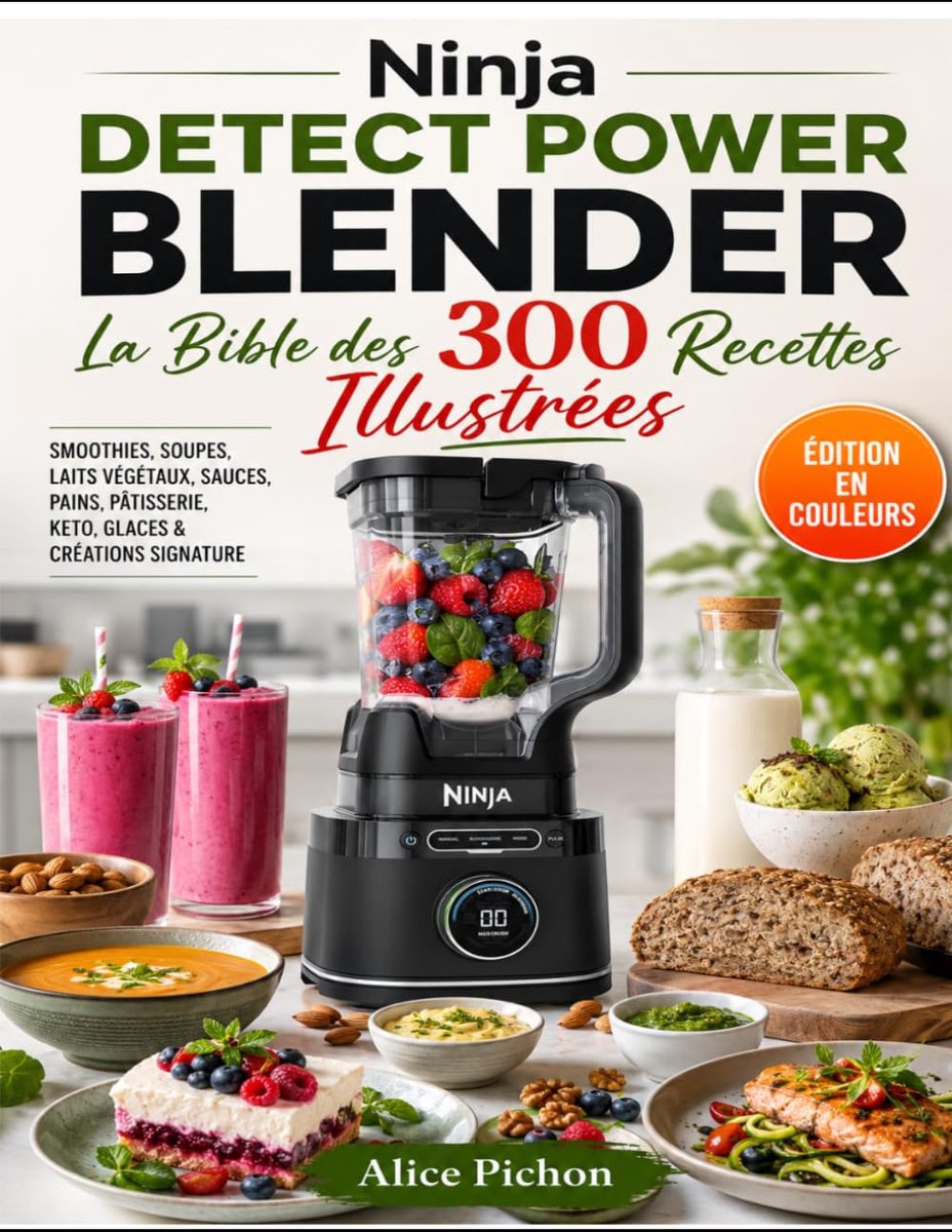 SnelShoppen - Power Blender - 300 Illustraties - Smoothies, Soepen, Laits Végétaux, Sauzen, Keto, Pâtisserie, Glaces, Keuken, Creaties