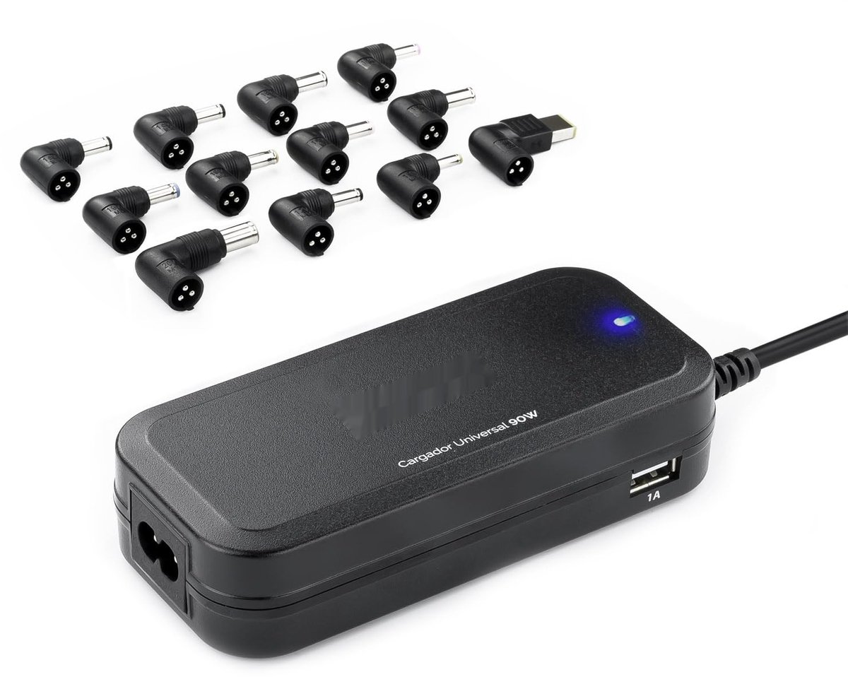 SnelShoppen - Draagbare Oplader 90W met 2 USB-poorten en 12 poorten - Ideaal voor Auto, Camping, Reizen, en Thuisgebruik - Krachtige Powerbank voor Sm