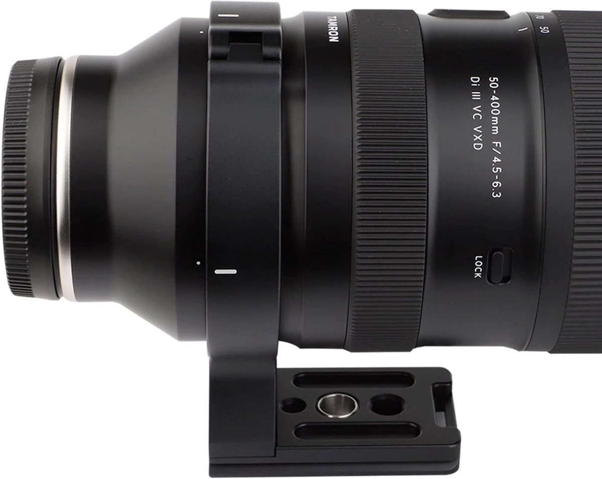 Tripodhouder Ring voor Tamron 50-400mm en 100-400mm Lens met Arca Quick Release Plaat en Lenskraag