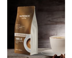 Numerica Koffie bonen - medium roast - premium kwaliteit - espresso - Miele - 1KG