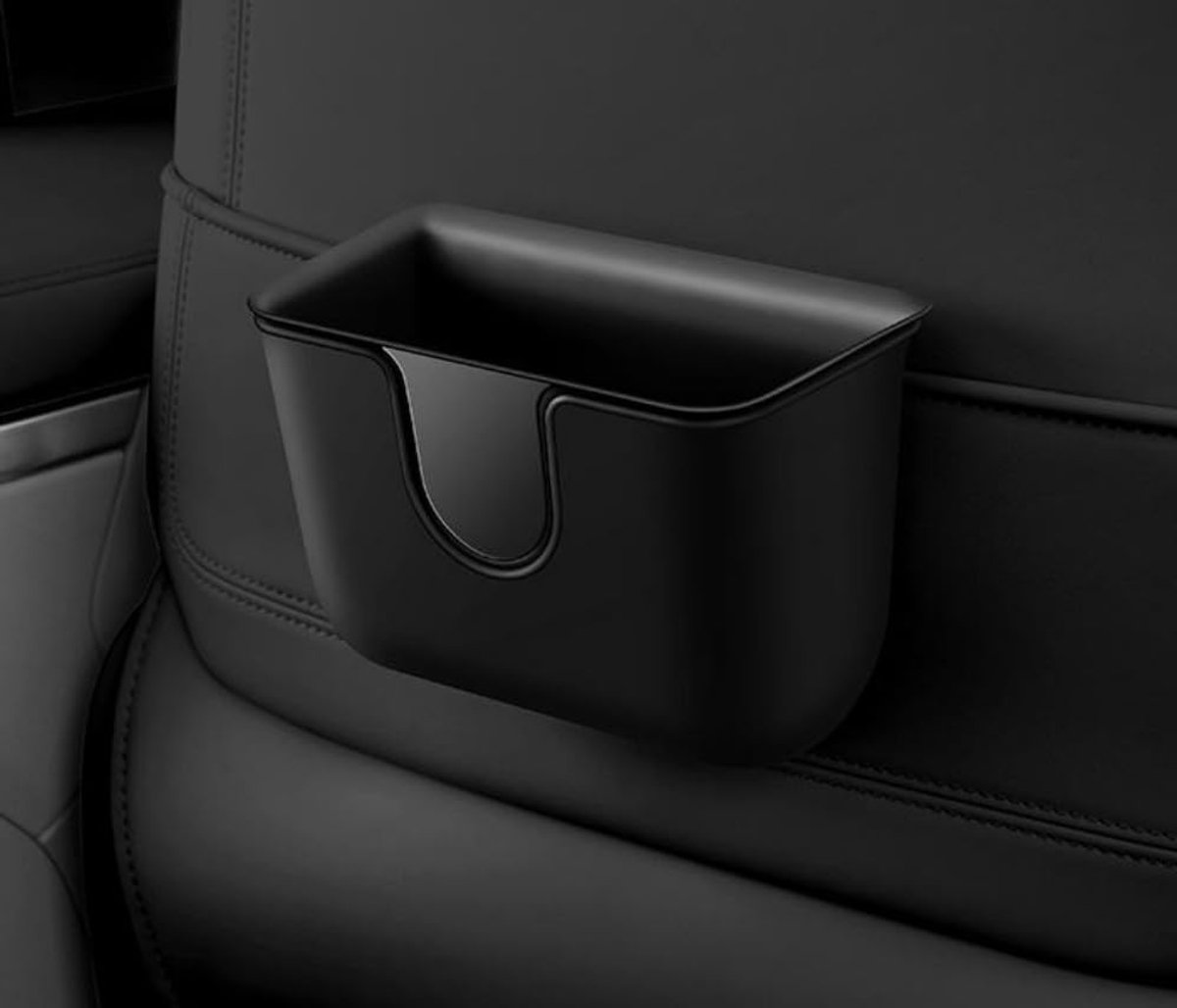 Auto Prullenbak - Voertuig Vuilnisbak - Auto Netjes Houden - Waterdicht Lekvrij - 18 x 9.6 x 12.2 cm - Zwart