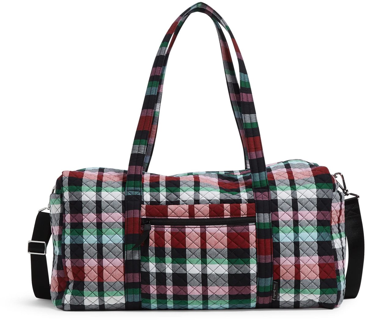 SnelShoppen - Grote Reistas voor Vrouwen, Katoen, Gerecycled, Ribbels Ruit Motief, 1 Maat, Perfect voor Vakantie, Weekendje Weg, Sport en Dagelijkse G