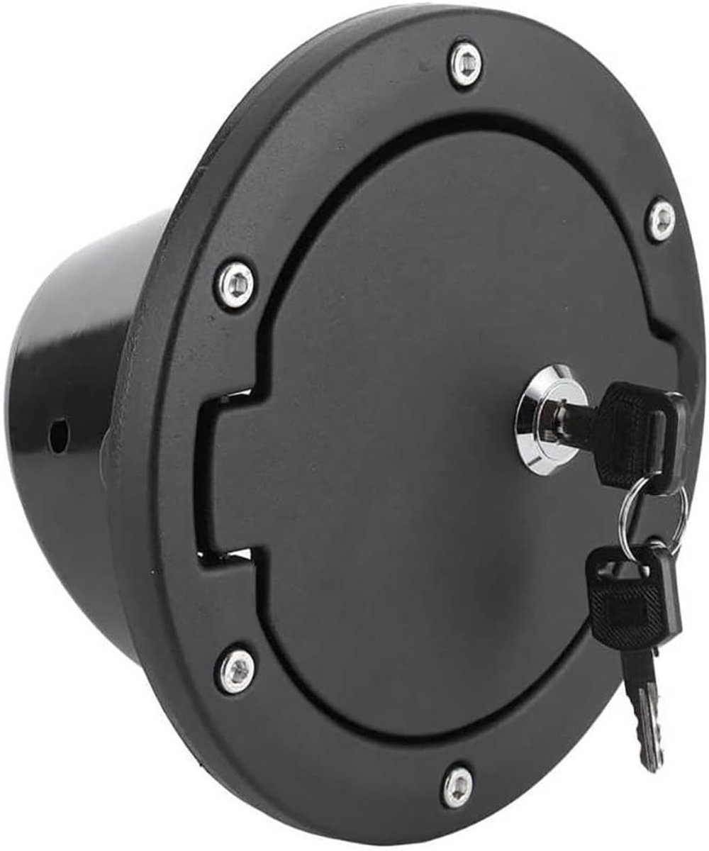 1x Auto Plastic Locking Brandstofdop Cover, Anti-diefstal Brandstoftankdop voor J-E EP Wrangler JK & Unlimited 2007-2018, Duurzaam en Weerbestendig