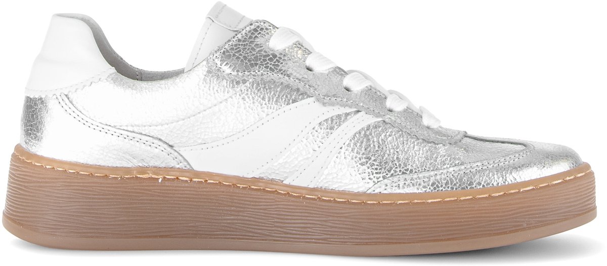 Gabor -Dames - zilver - sneakers - maat 41