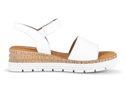 Gabor Damen Sandalette Genua in weiss